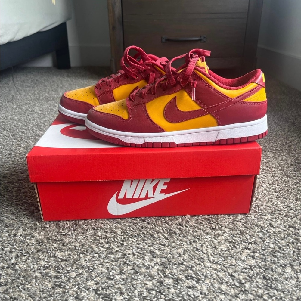 Size 9.5 - Nike Dunk Low Midas Gold